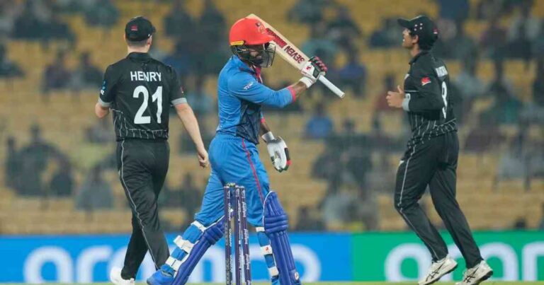 ODI World Cup 2023: New Zealand beat Afghanistan by 149 runs.